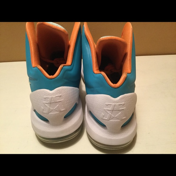 Nike Kevin Durant Easter Turquoise Blue Orange KD - Picture 2 of 8